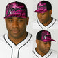 Pink Ribbon Animals Skin African Mixed Baseball Net Cap Zipper Stylized - African Pride