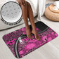 Pink Ribbon Animals Skin African Mixed Bathroom Set Zipper Stylized