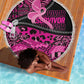 Pink Ribbon Animals Skin African Mixed Beach Blanket Zipper Stylized - African Pride