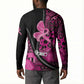 Pink Ribbon Animals Skin African Mixed Button Sweatshirt Zipper Stylized