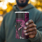 Pink Ribbon Animals Skin African Mixed 4 in 1 Can Cooler Tumbler Zipper Stylized - African Pride