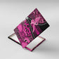 Pink Ribbon Animals Skin African Mixed Canvas Wall Art Zipper Stylized - African Pride