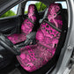 Pink Ribbon Animals Skin African Mixed Car Seat Cover Zipper Stylized - African Pride