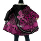 Pink Ribbon Animals Skin African Mixed Cloak Zipper Stylized