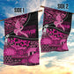 Pink Ribbon Animals Skin African Mixed Garden Flag Zipper Stylized - African Pride