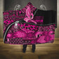 Pink Ribbon Animals Skin African Mixed Hooded Blanket Zipper Stylized - African Pride