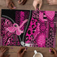 Pink Ribbon Animals Skin African Mixed Puzzle Zipper Stylized