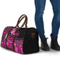 Pink Ribbon Animals Skin African Mixed Travel Bag Zipper Stylized