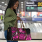 Pink Ribbon Animals Skin African Mixed Travel Bag Zipper Stylized