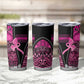 Pink Ribbon Animals Skin African Mixed Tumbler Cup Zipper Stylized - African Pride
