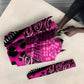 Pink Ribbon Animals Skin African Mixed Umbrella Zipper Stylized