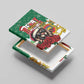 Morocco Christmas Canvas Wall Art Santa Lion With Rose Xmas Vibe