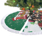 Morocco Christmas Tree Skirt Santa Lion With Rose Xmas Vibe