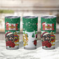 Morocco Christmas Tumbler Cup Santa Lion With Rose Xmas Vibe