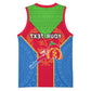 Custom Eritrea Basketball Jersey with Eritrean Emblem Flag and African Pattern Design - African Pride