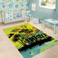 Jamaica Sleng Teng Riddim Area Rug Booyaka Booyaka - African Pride