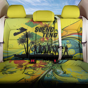 Jamaica Sleng Teng Riddim Back Car Seat Cover Booyaka Booyaka - African Pride