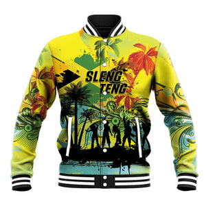 Personalized Jamaica Sleng Teng Riddim Baseball Jacket Booyaka Booyaka - African Pride