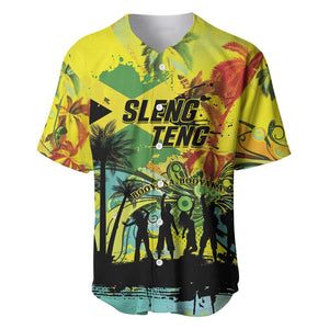 Personalized Jamaica Sleng Teng Riddim Baseball Jersey Booyaka Booyaka - African Pride