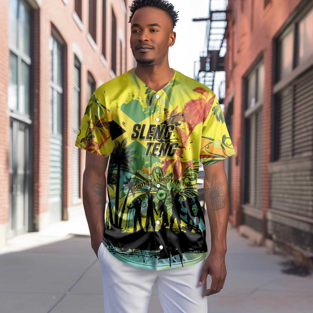 Personalized Jamaica Sleng Teng Riddim Baseball Jersey Booyaka Booyaka - African Pride