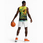 Personalized Jamaica Sleng Teng Riddim Basketball Jersey Booyaka Booyaka - African Pride