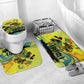 Jamaica Sleng Teng Riddim Bathroom Set Booyaka Booyaka