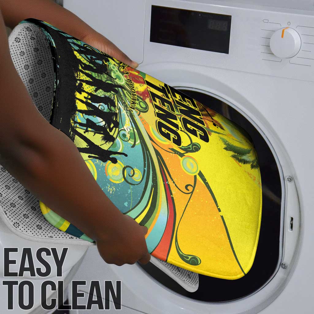 Jamaica Sleng Teng Riddim Bathroom Set Booyaka Booyaka