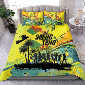 Jamaica Sleng Teng Riddim Bedding Set Booyaka Booyaka - African Pride