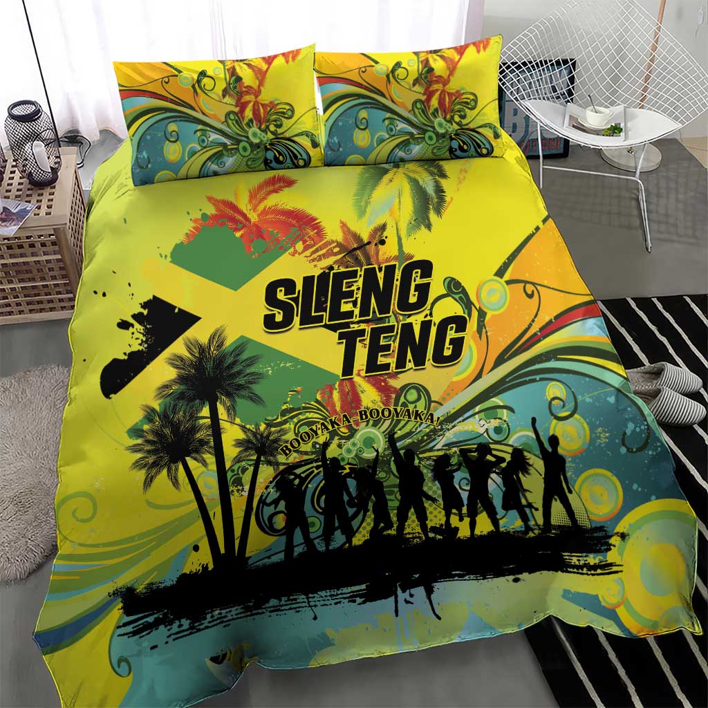 Jamaica Sleng Teng Riddim Bedding Set Booyaka Booyaka - African Pride