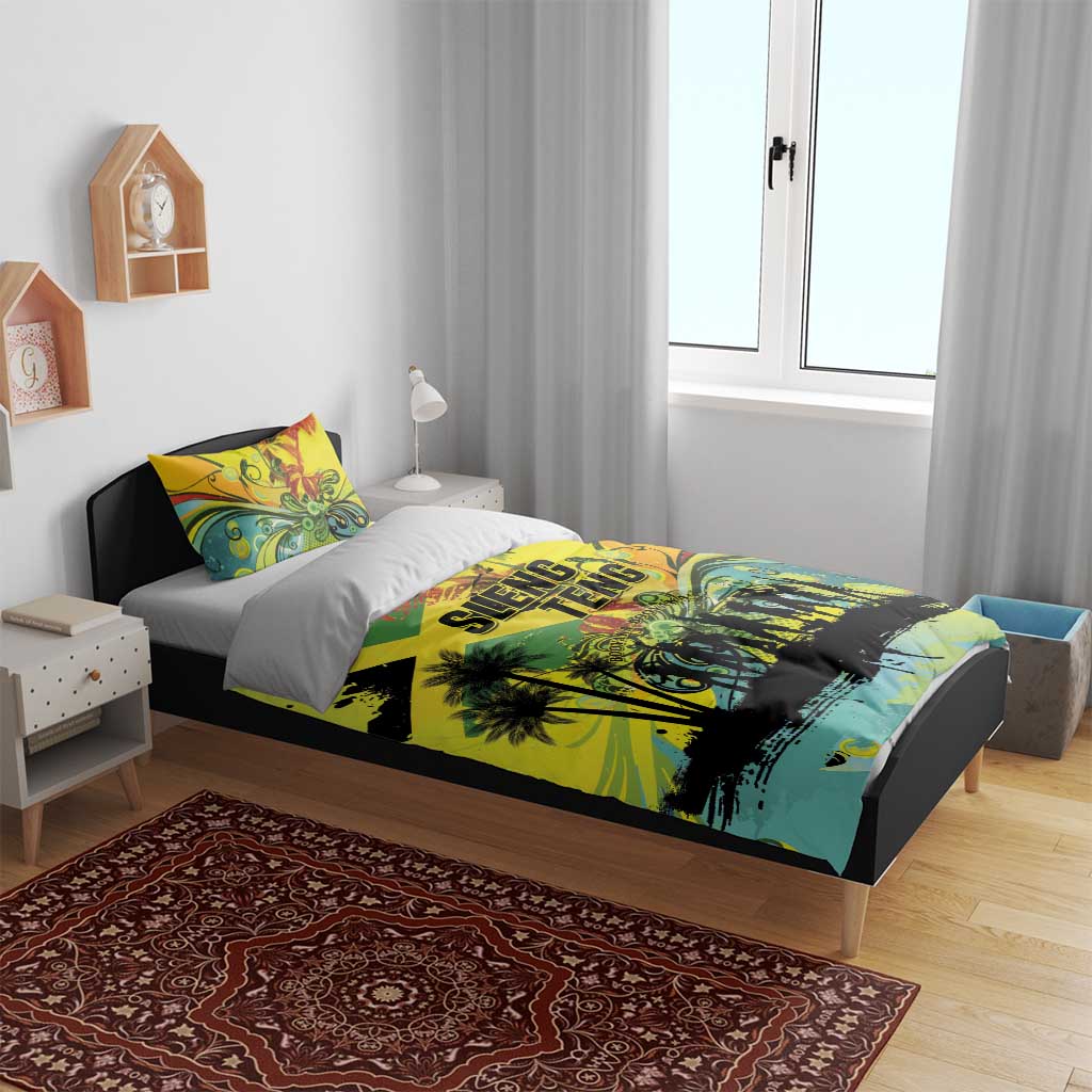 Jamaica Sleng Teng Riddim Bedding Set Booyaka Booyaka - African Pride