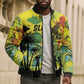 Personalized Jamaica Sleng Teng Riddim Bomber Puffer Jacket Booyaka Booyaka