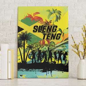 Jamaica Sleng Teng Riddim Canvas Wall Art Booyaka Booyaka - African Pride