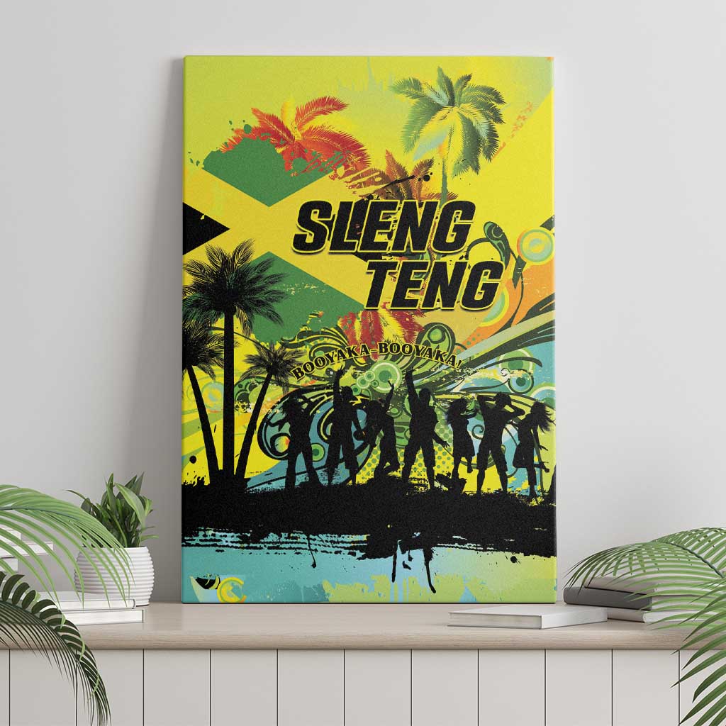 Jamaica Sleng Teng Riddim Canvas Wall Art Booyaka Booyaka - African Pride