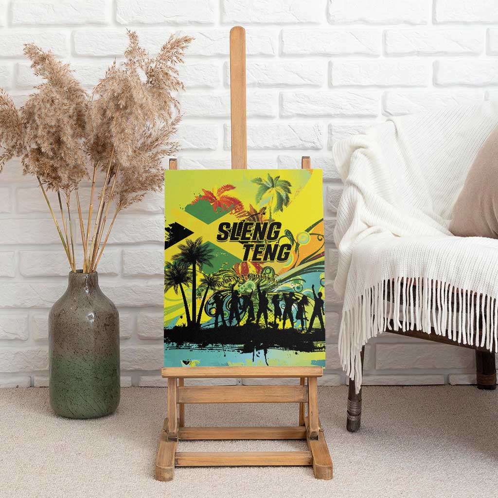 Jamaica Sleng Teng Riddim Canvas Wall Art Booyaka Booyaka - African Pride