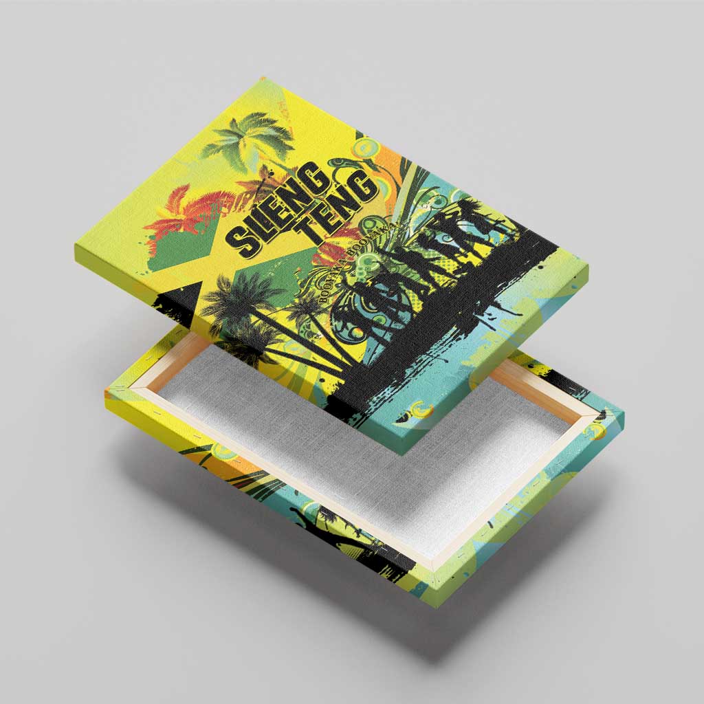 Jamaica Sleng Teng Riddim Canvas Wall Art Booyaka Booyaka - African Pride