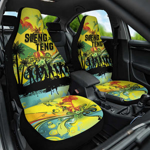 Jamaica Sleng Teng Riddim Car Seat Cover Booyaka Booyaka - African Pride