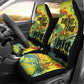 Jamaica Sleng Teng Riddim Car Seat Cover Booyaka Booyaka - African Pride