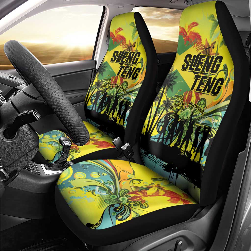 Jamaica Sleng Teng Riddim Car Seat Cover Booyaka Booyaka - African Pride