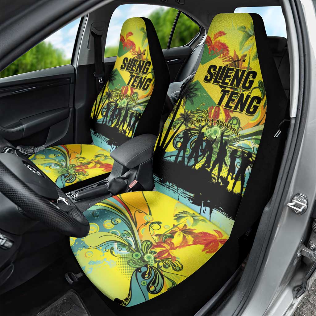 Jamaica Sleng Teng Riddim Car Seat Cover Booyaka Booyaka - African Pride