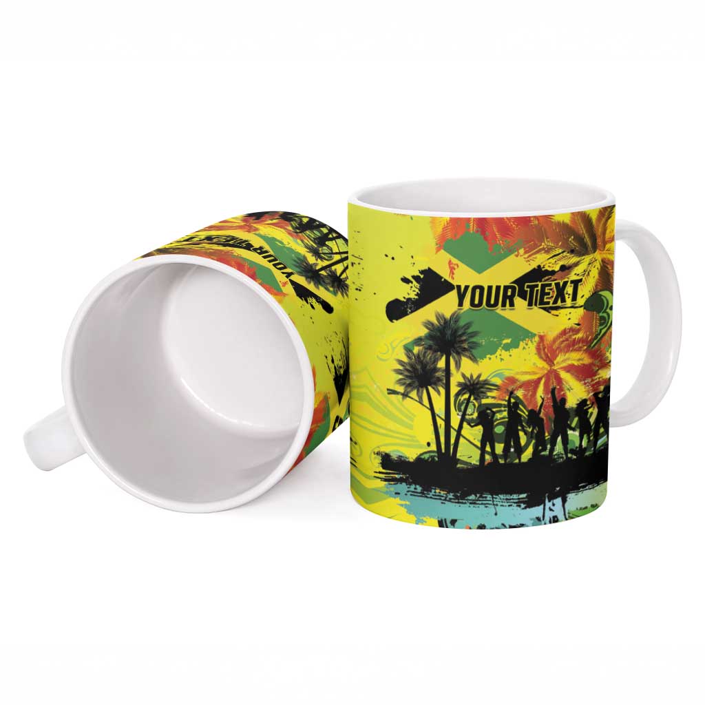 Personalized Jamaica Sleng Teng Riddim Ceramic Mug Booyaka Booyaka