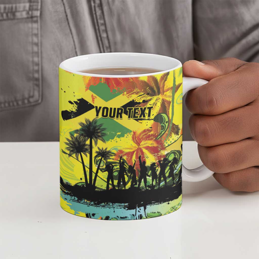 Personalized Jamaica Sleng Teng Riddim Ceramic Mug Booyaka Booyaka