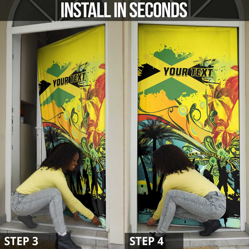 Personalized Jamaica Sleng Teng Riddim Door Cover Booyaka Booyaka