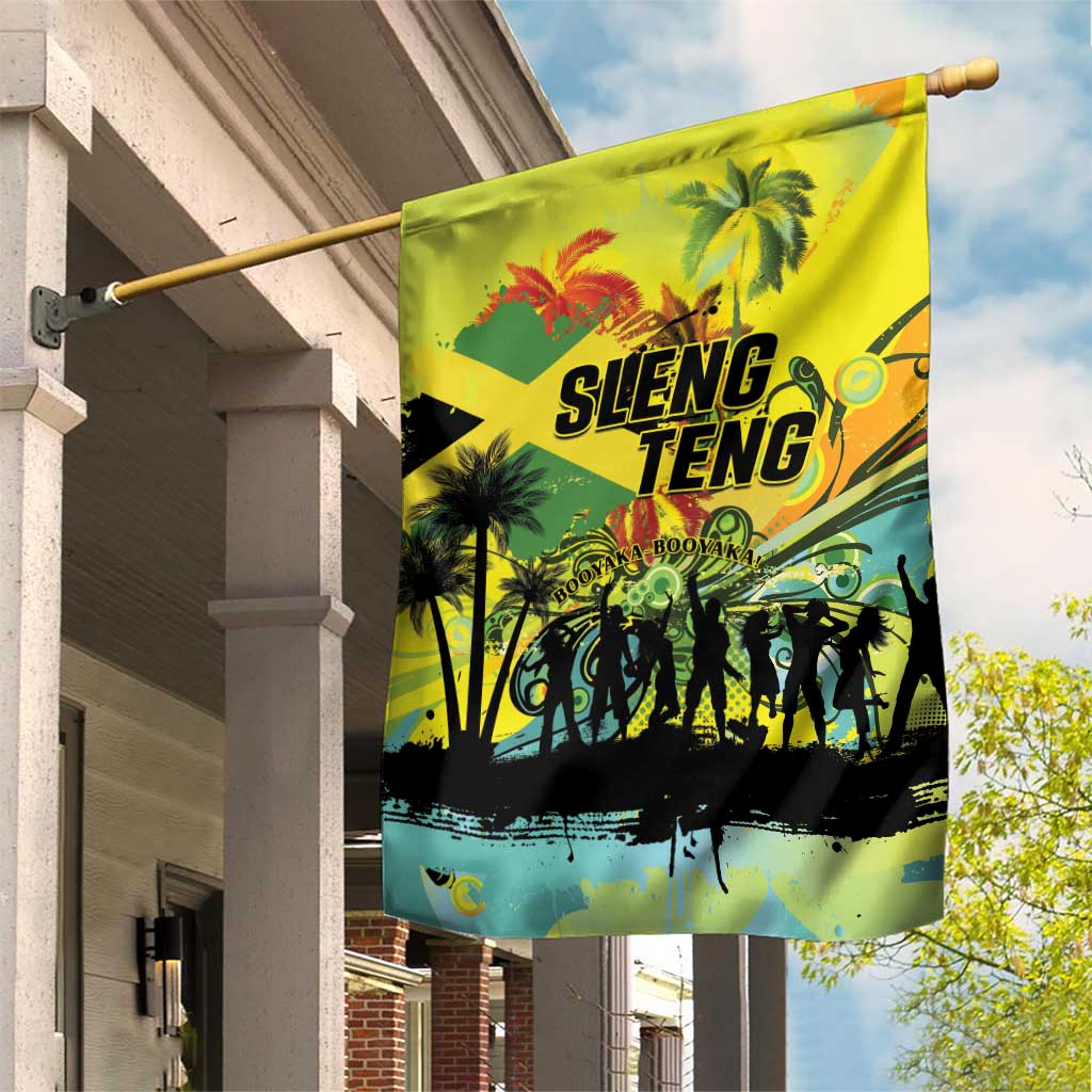 Jamaica Sleng Teng Riddim Garden Flag Booyaka Booyaka - African Pride
