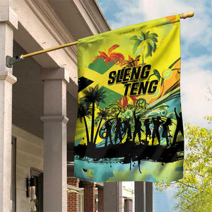 Jamaica Sleng Teng Riddim Garden Flag Booyaka Booyaka - African Pride