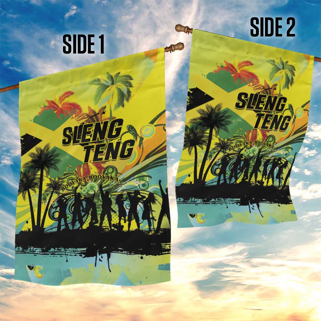 Jamaica Sleng Teng Riddim Garden Flag Booyaka Booyaka - African Pride
