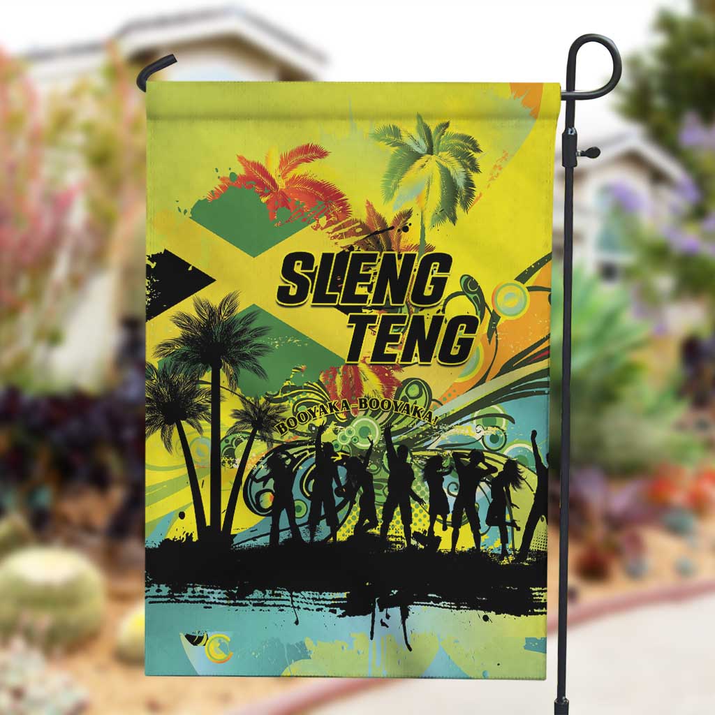Jamaica Sleng Teng Riddim Garden Flag Booyaka Booyaka - African Pride