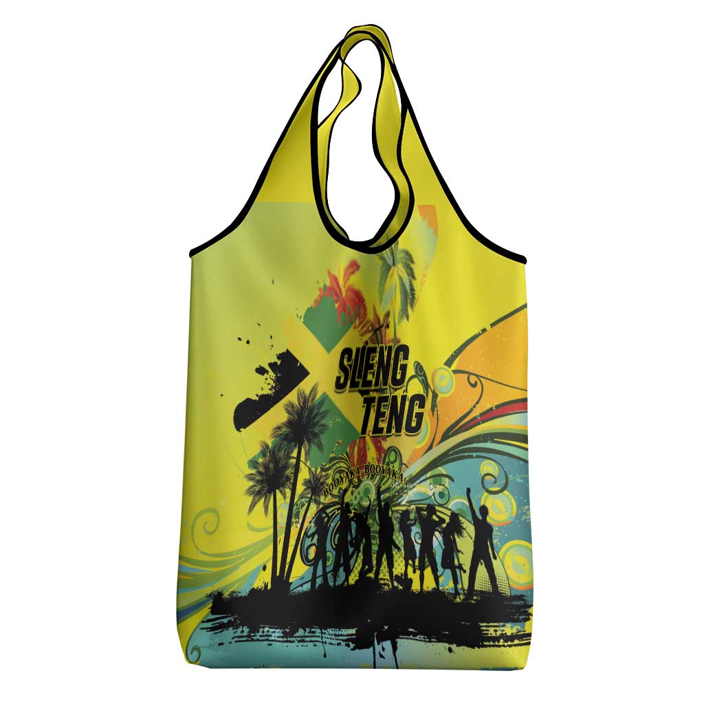 Jamaica Sleng Teng Riddim Grocery Bag Booyaka Booyaka - African Pride