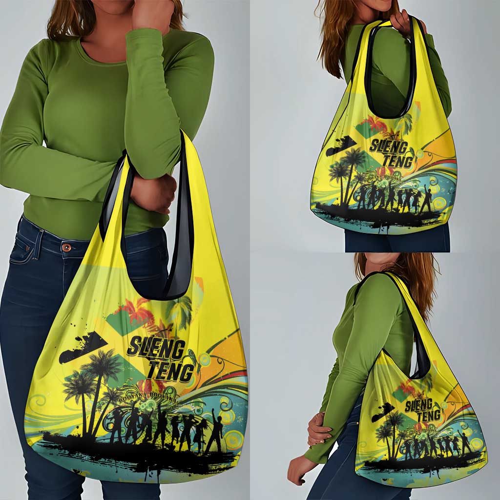 Jamaica Sleng Teng Riddim Grocery Bag Booyaka Booyaka - African Pride