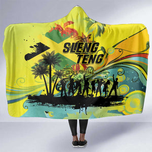 Jamaica Sleng Teng Riddim Hooded Blanket Booyaka Booyaka - African Pride
