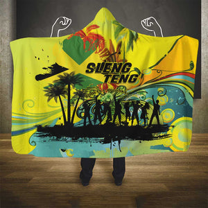 Jamaica Sleng Teng Riddim Hooded Blanket Booyaka Booyaka - African Pride